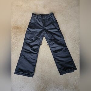 Black Childrens Snow Pants